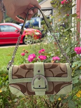 Coach | Bags | Authentic Coach F525 Signature Satin Carly | Poshmark